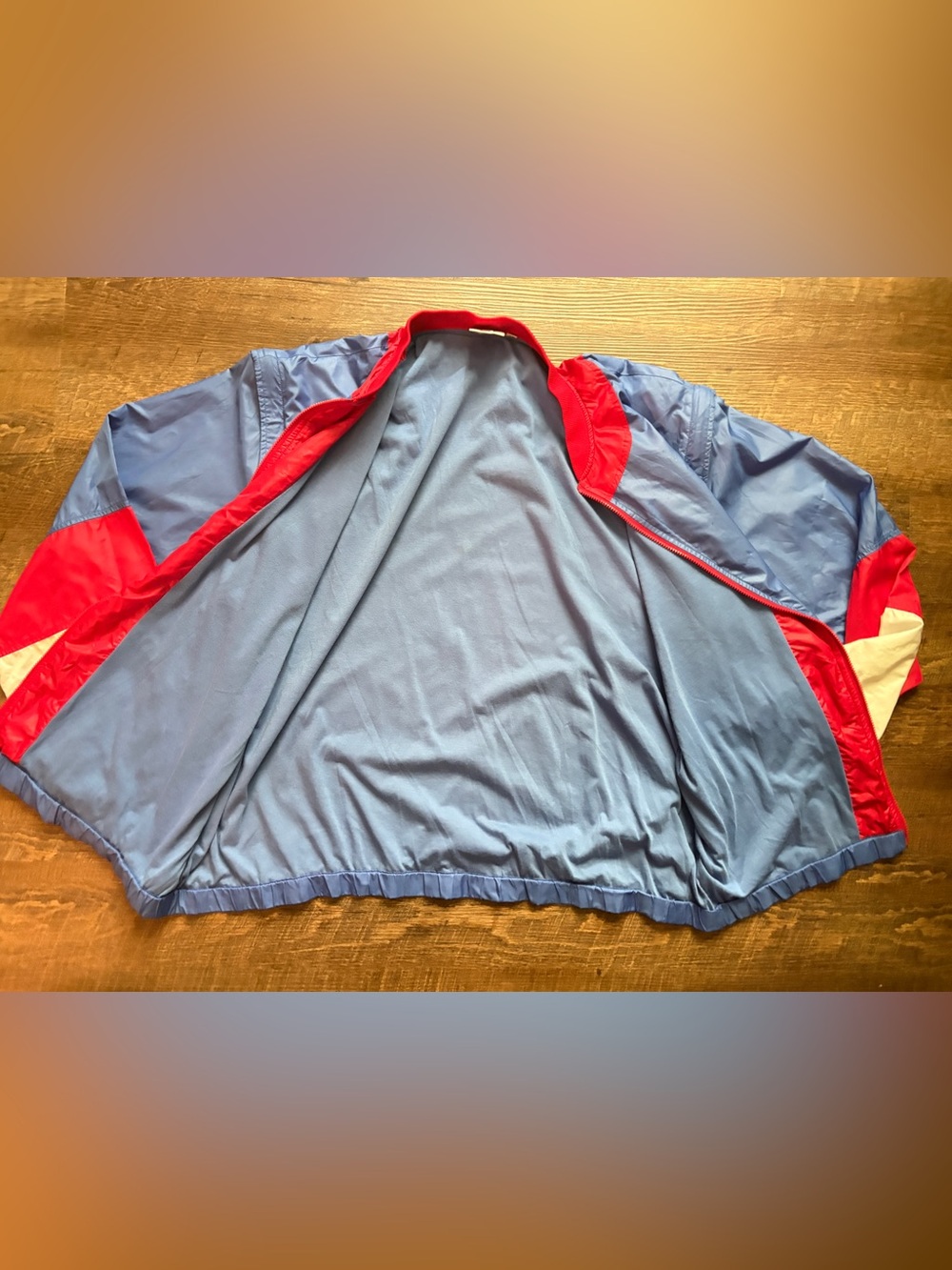 Reebok True Vintage 80s track jacket vector starburst logo sz L - Picture 11 of 12